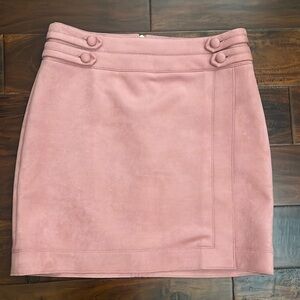 White House Black Market faux leather skirt in a size 6